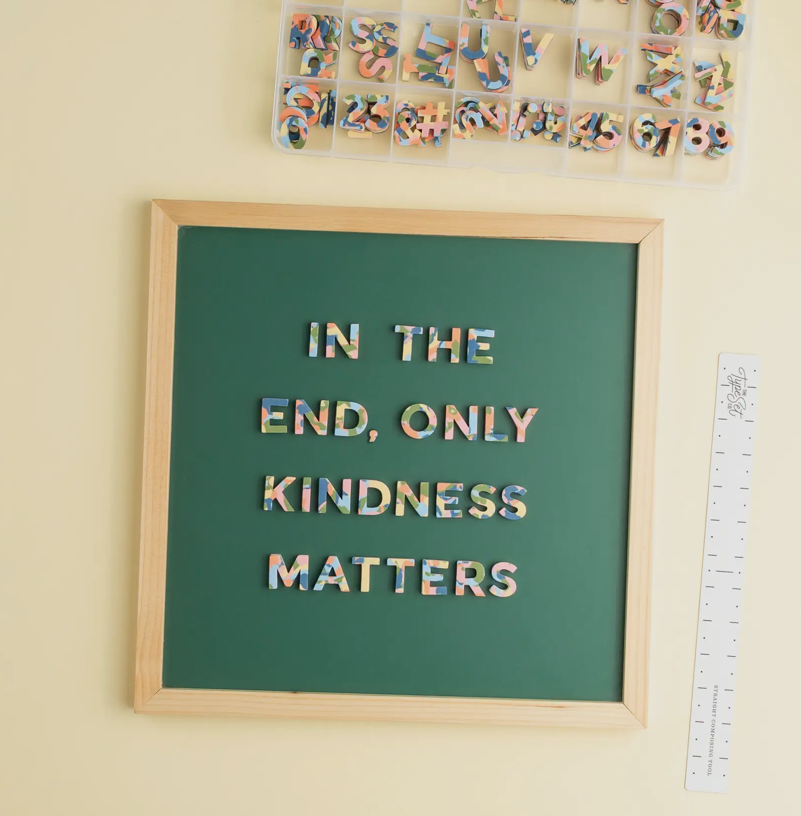 Our Confetti Letters are a vibrant, discontinued line made from soft EVA foam. Each 1" marbled letter blends six colors for stunning effects. With 200 pieces per set, they&