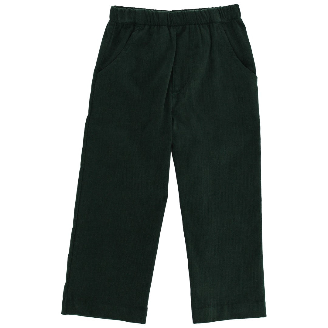 Designed for cozy comfort, the Forest Cord Pull-On Pants feature soft corduroy and an elastic waistband for easy dressing. A charming green shade adds a playful nature-inspired feel.