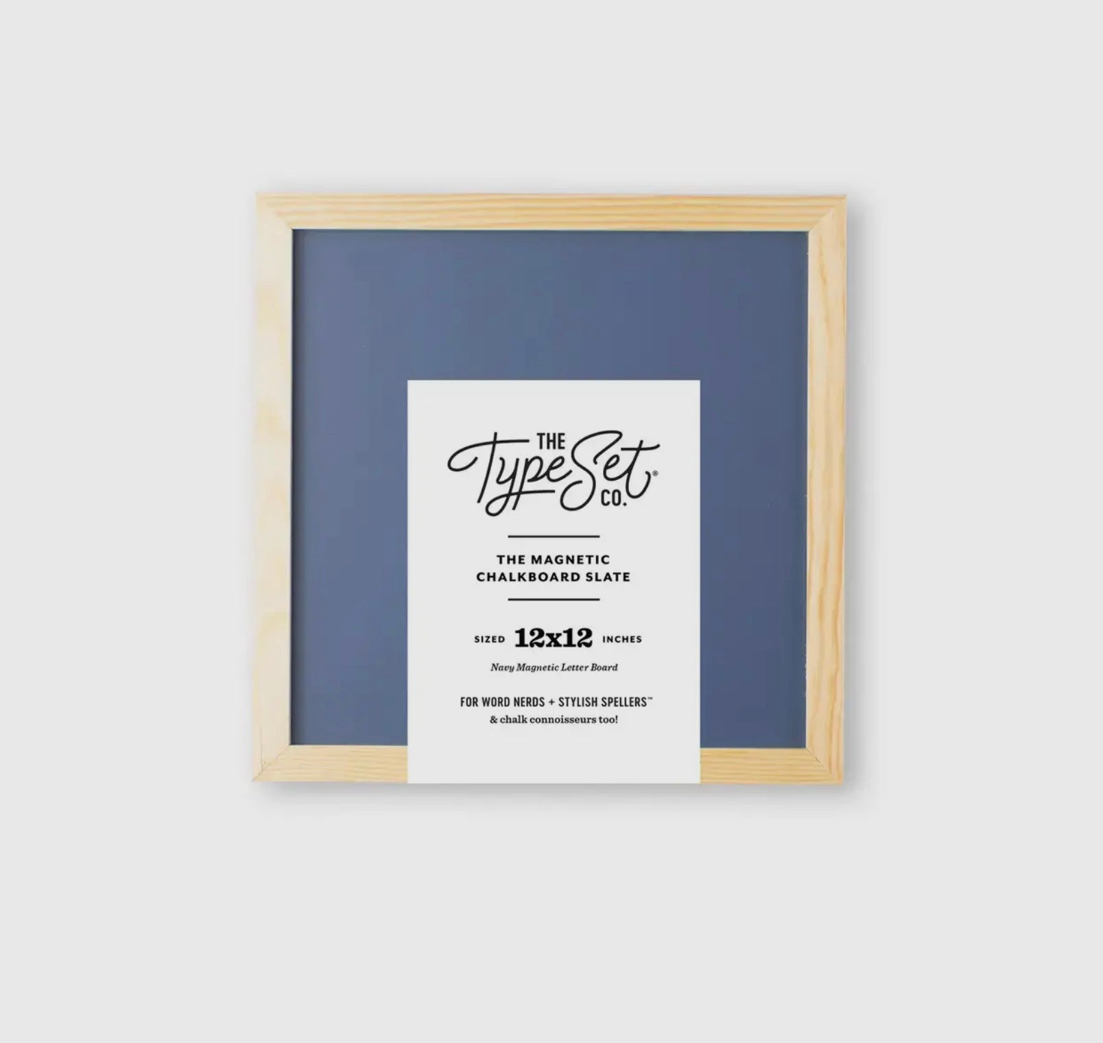 12x12 Navy Blue Magnetic Chalkboard
Featuring a durable metal surface and solid wood frame, they&