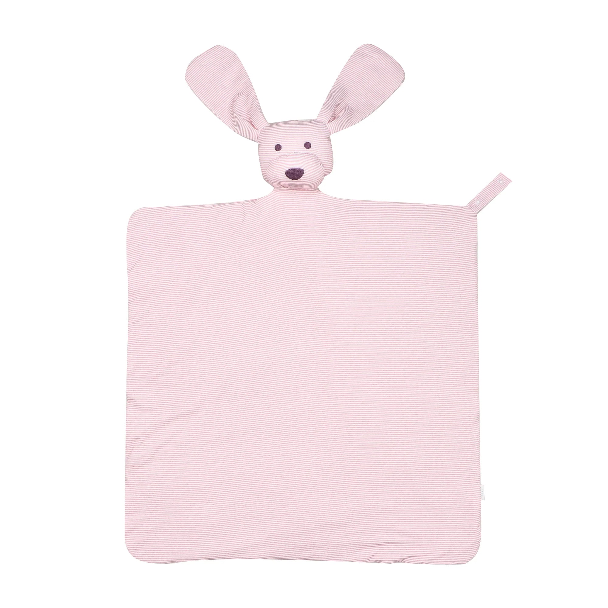Pink Mini-Stripe Dog Lovey Blanket
