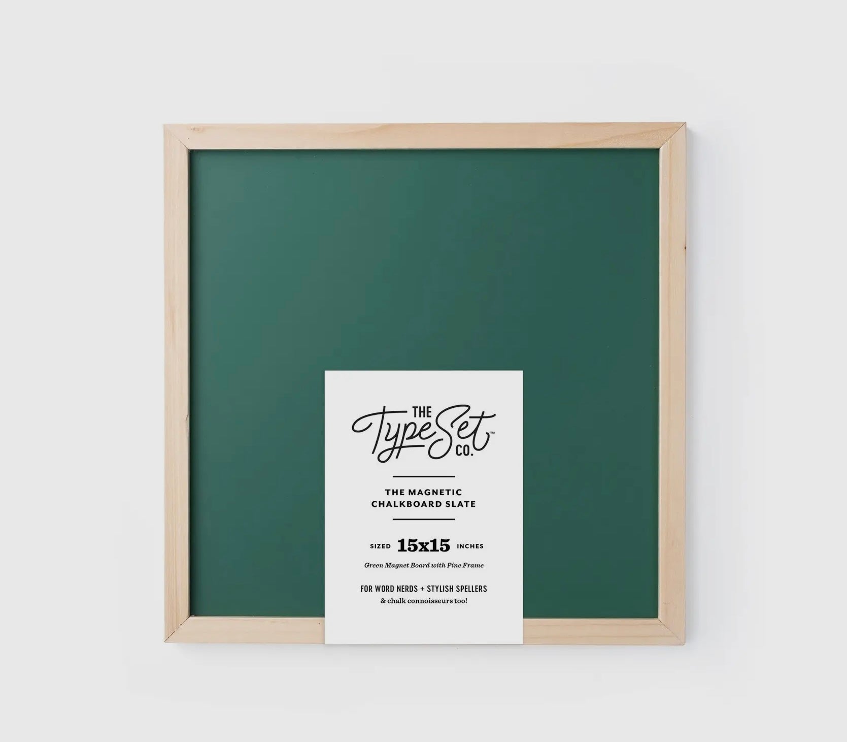15x15 Green Magnetic Chalkboard
Featuring a durable metal surface and solid wood frame, they&
