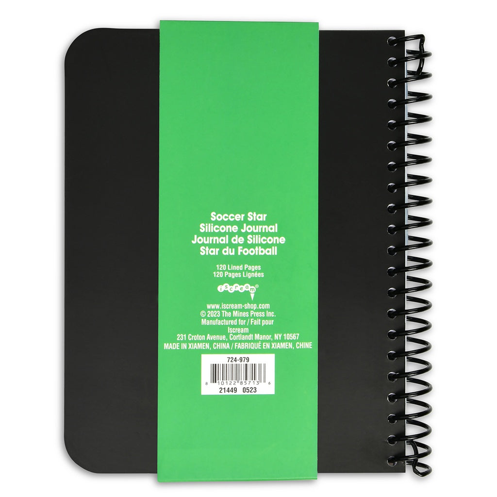 Soccer Star Silicone Notebook