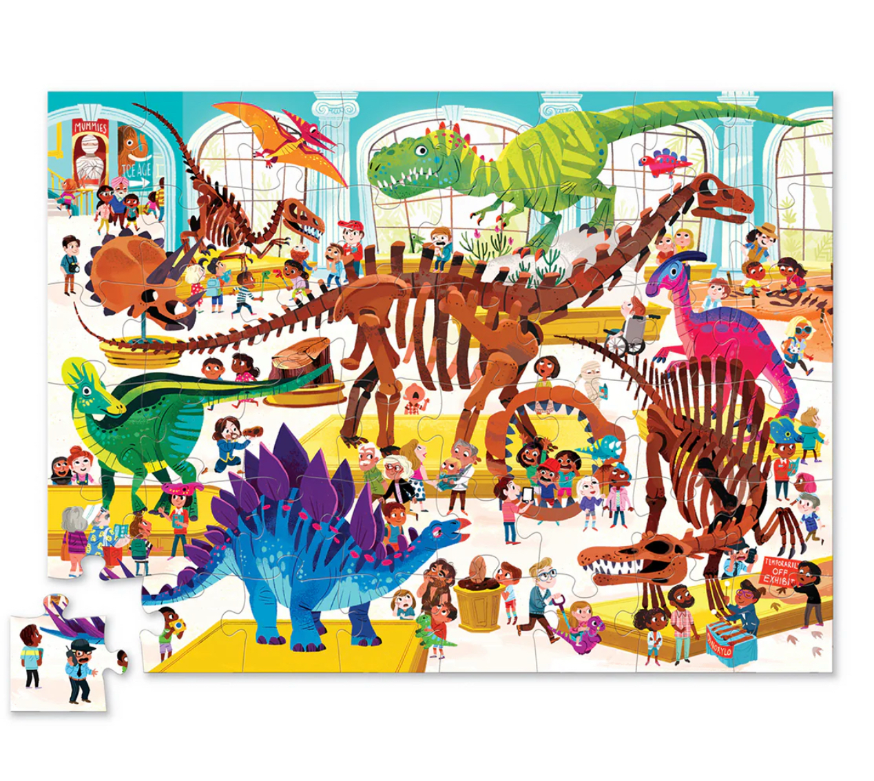 48- Piece Day at the Dinosaur Museum