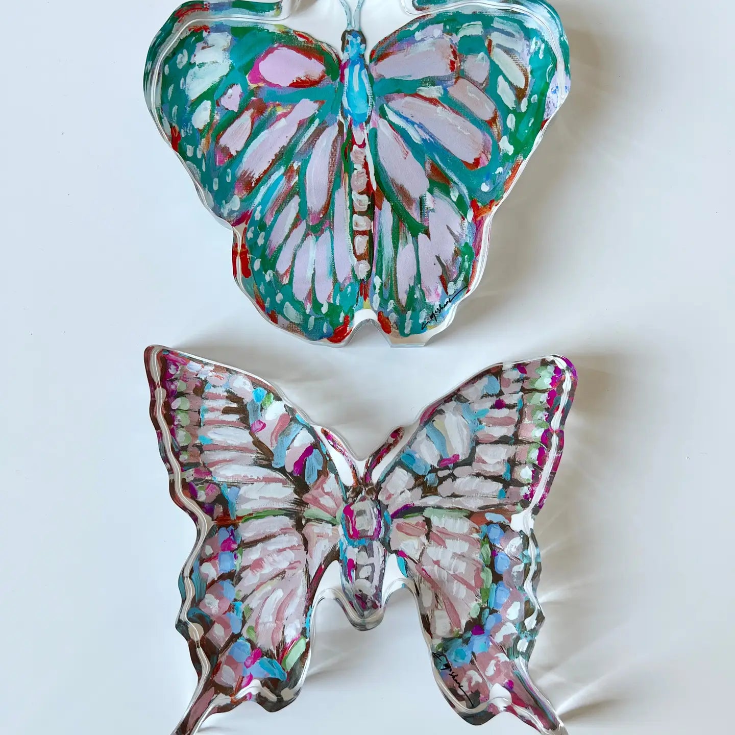 "Butterfly Ii" Acrylic Shelfie