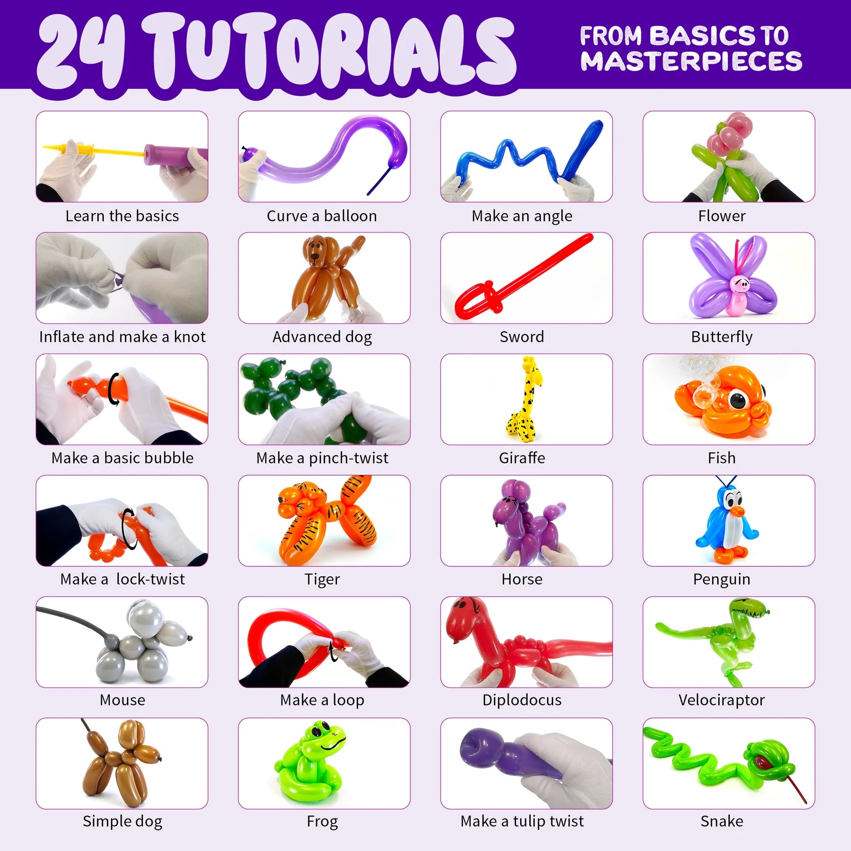 Balloon Animal Twisting Kit