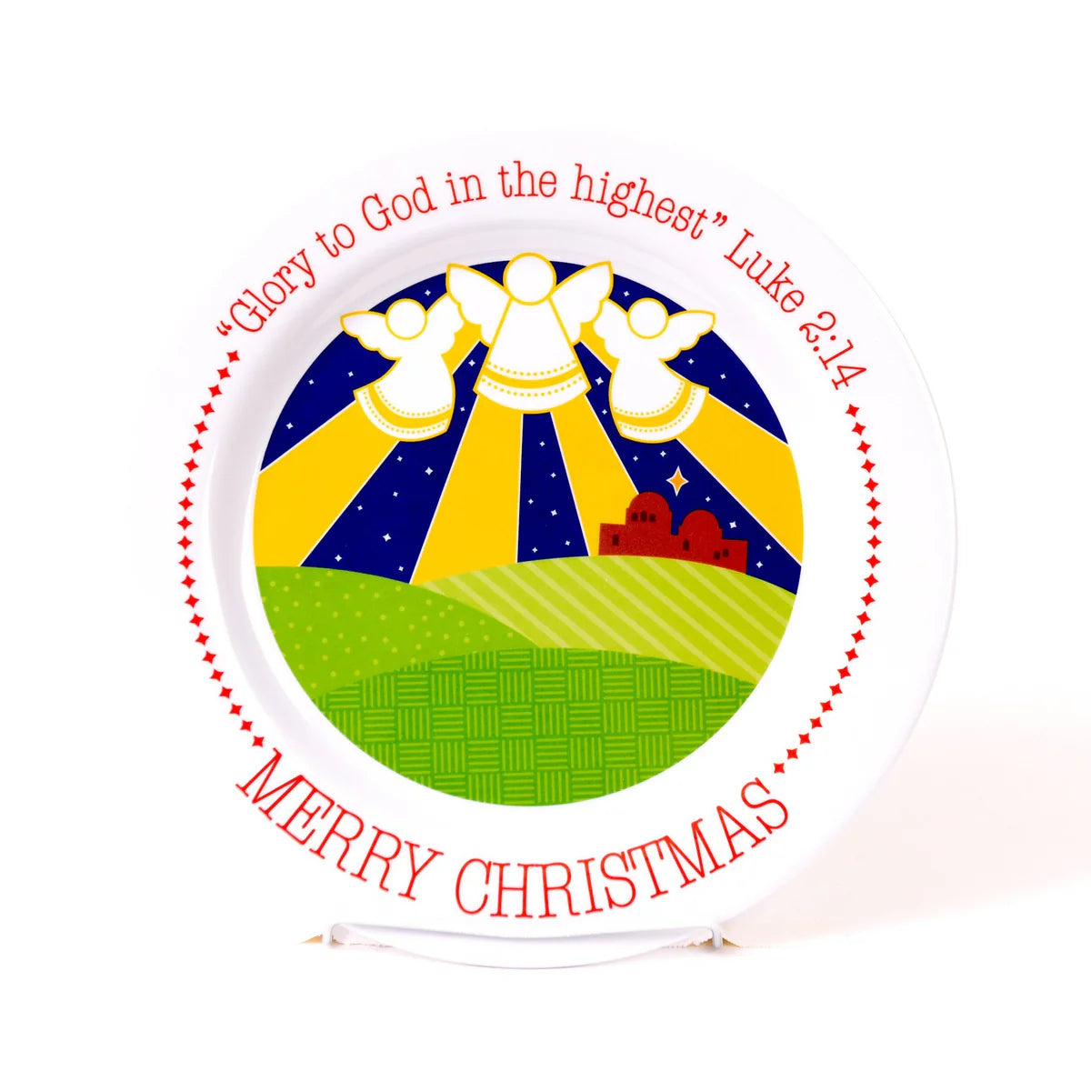 Angel Christmas Plate