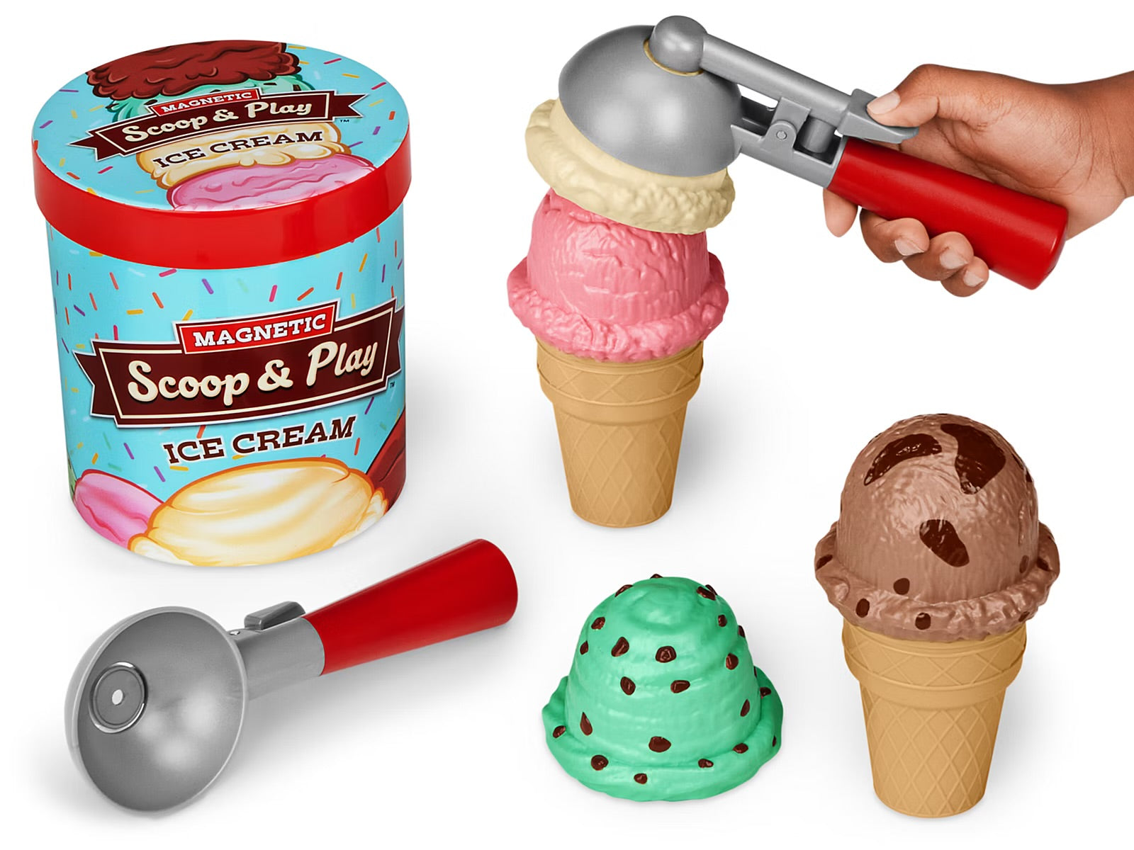 Magnetic Scoop & Play Ice Cream Set