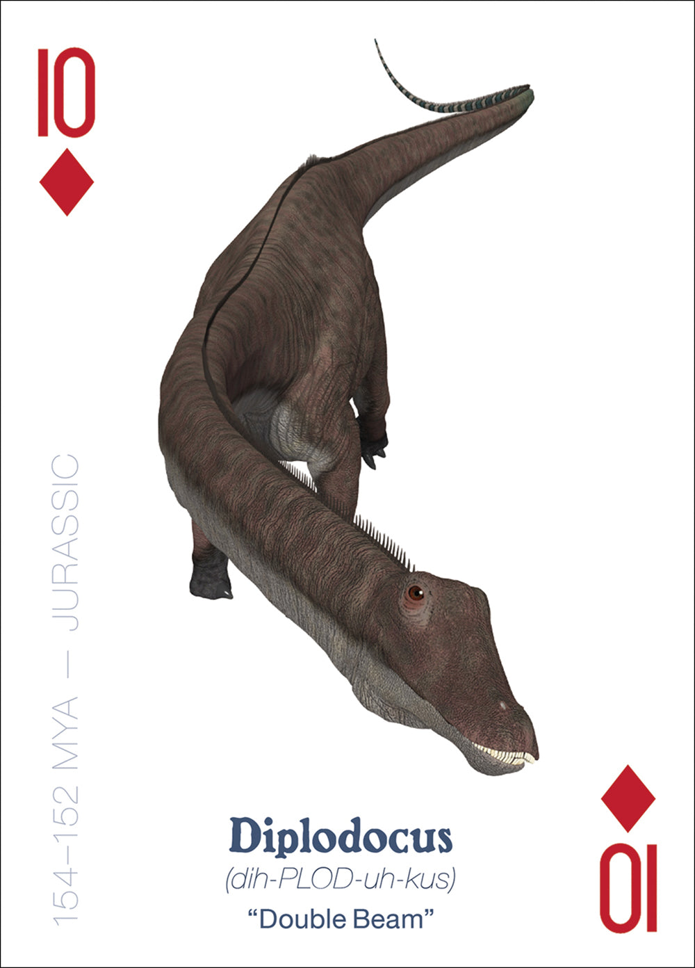 The Amazing World of Dinosaurs Playing Cards