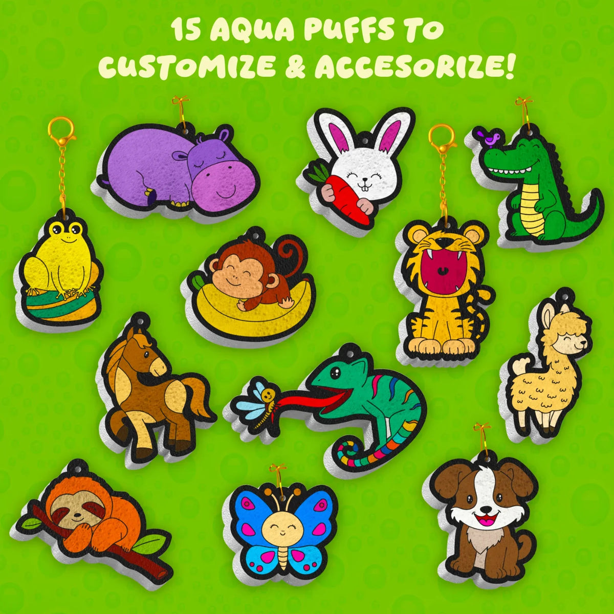 Aqua Puff - Animal Friends