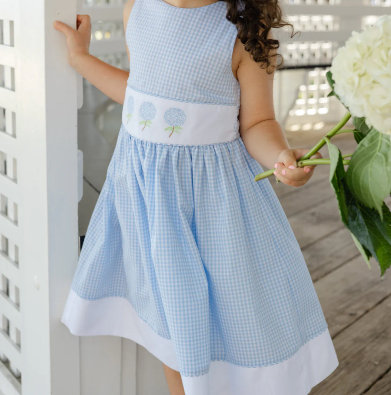 Blue Hydrangea Belle Dress
