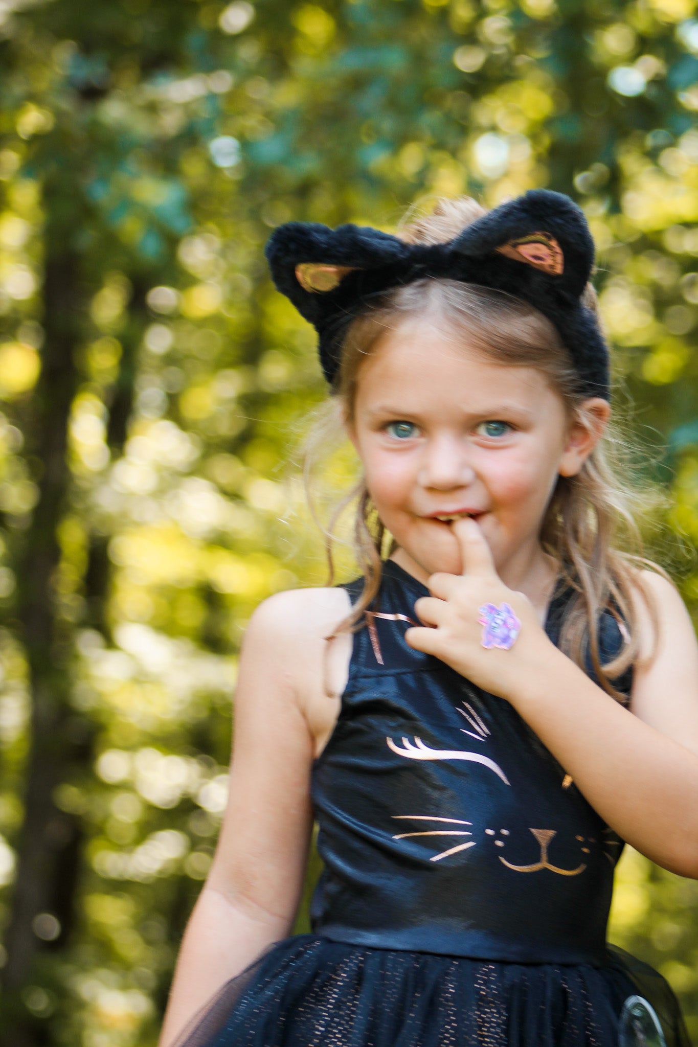 Black Cat Dress & Headpiece