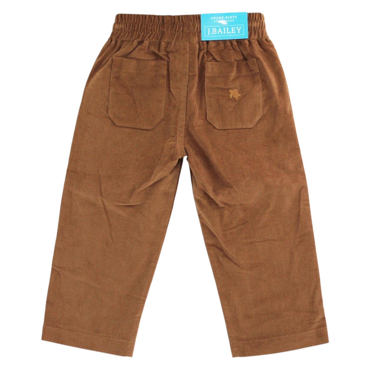 Charlie Pull On Pant - Brown Corduroy