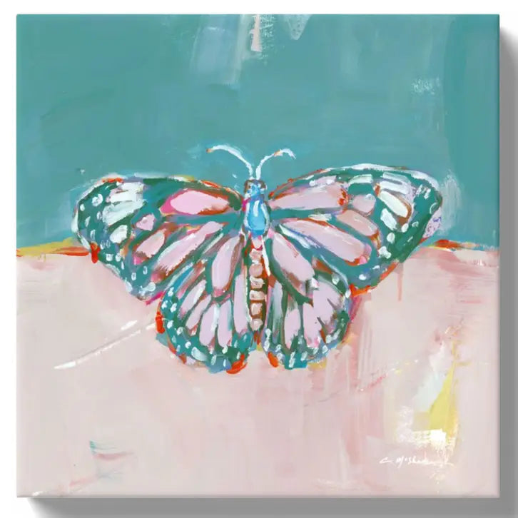 "Butterfly Kisses I" Canvas Print