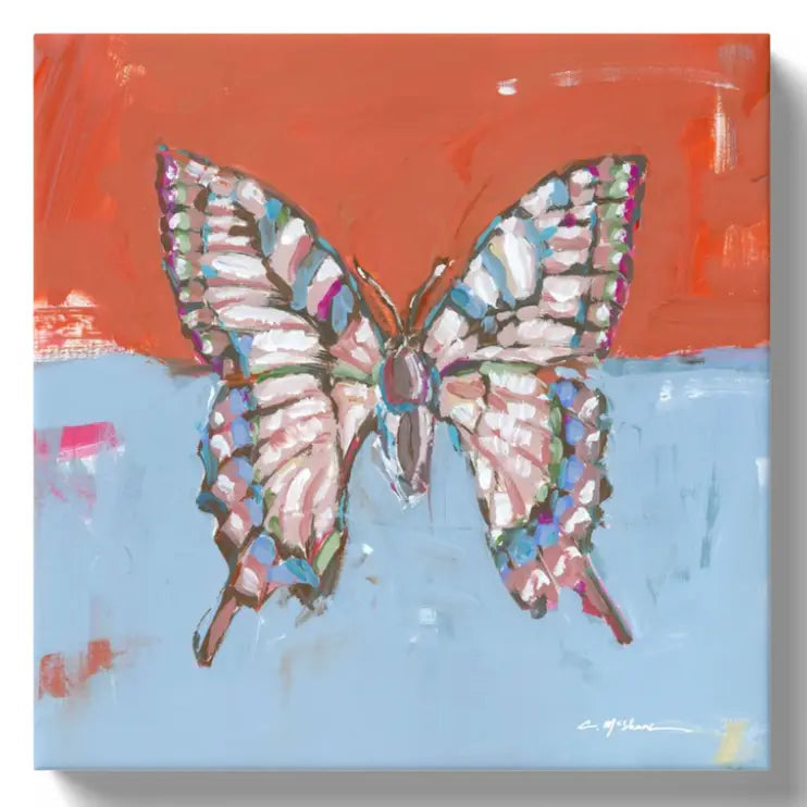 "Butterfly Kisses Iv" Canvas Print