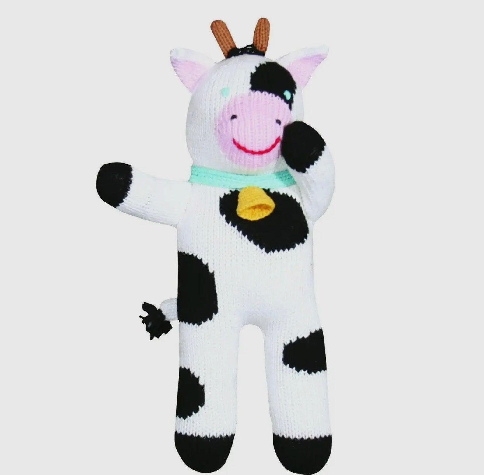 Cowleen the Cow Knit Doll