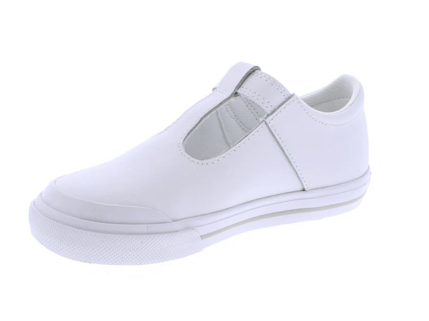 Drew - V102-106 - White Leather/ Grey Trim