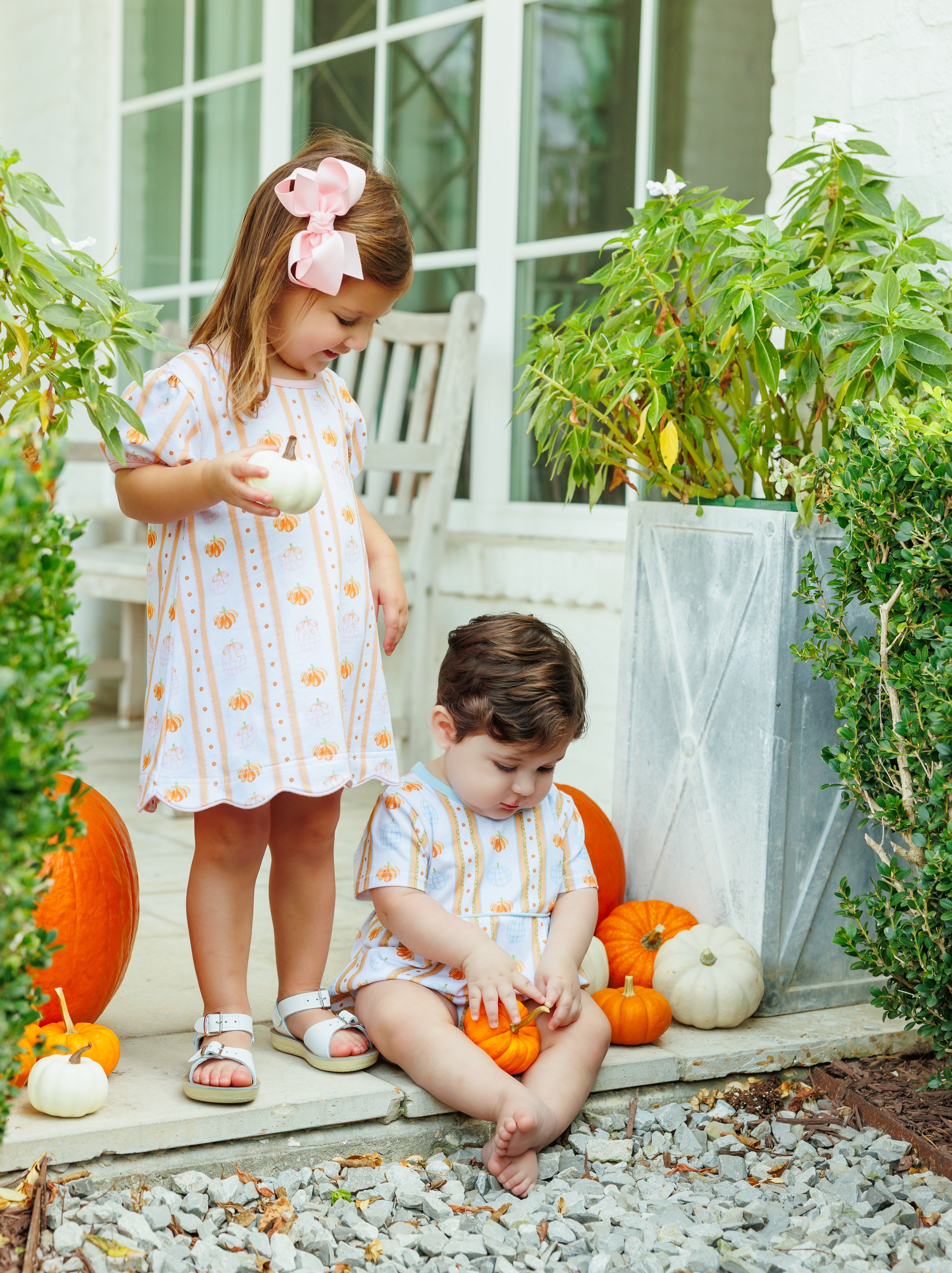 Blue Pumpkin Patch Bubble