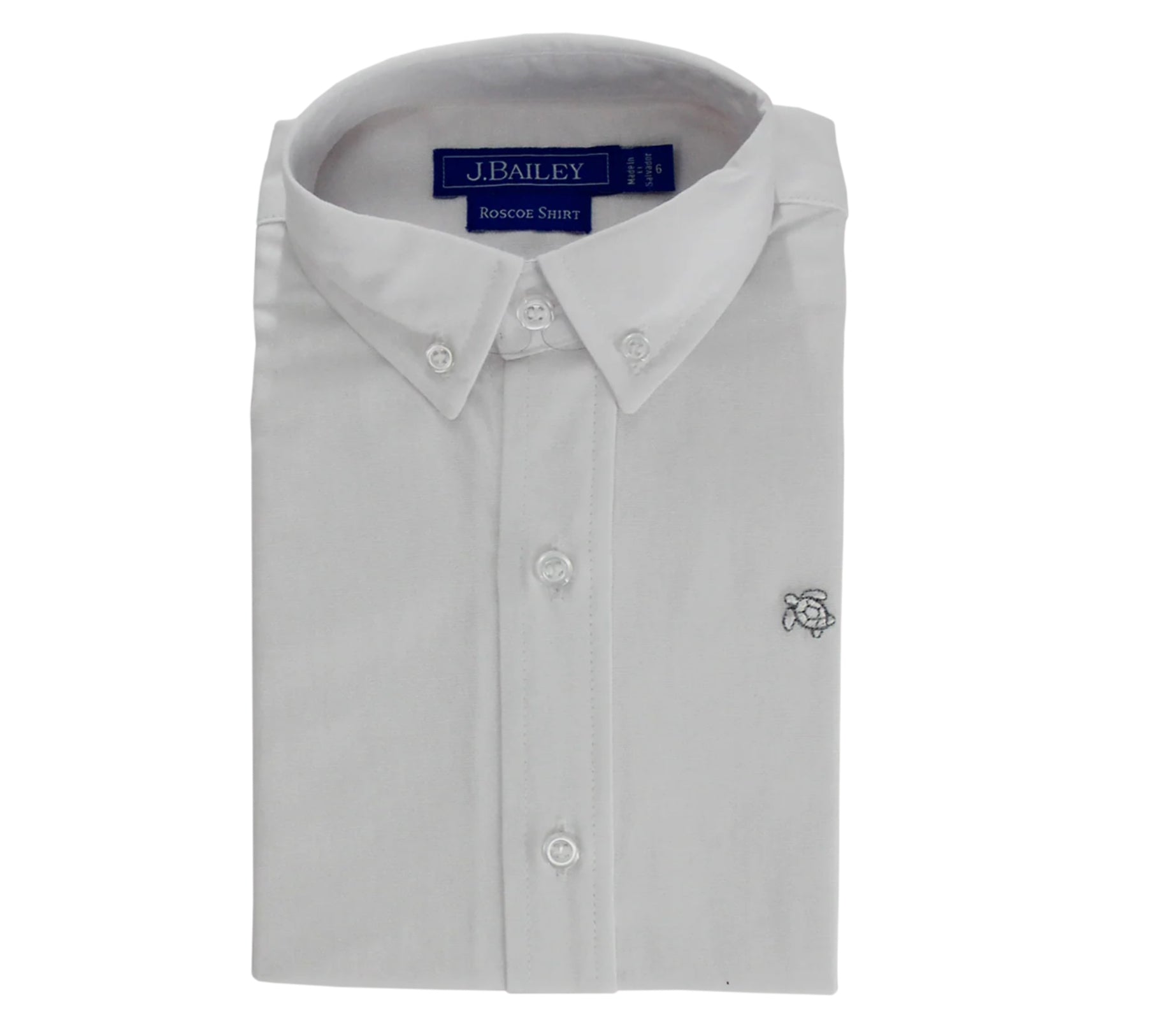 Roscoe Button Down, Oxford White