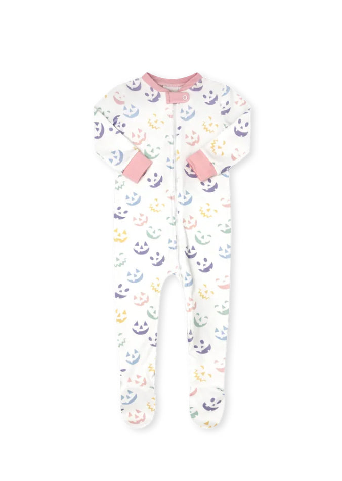 Once Upon A Time Footie - Pink Peek-A-Boo