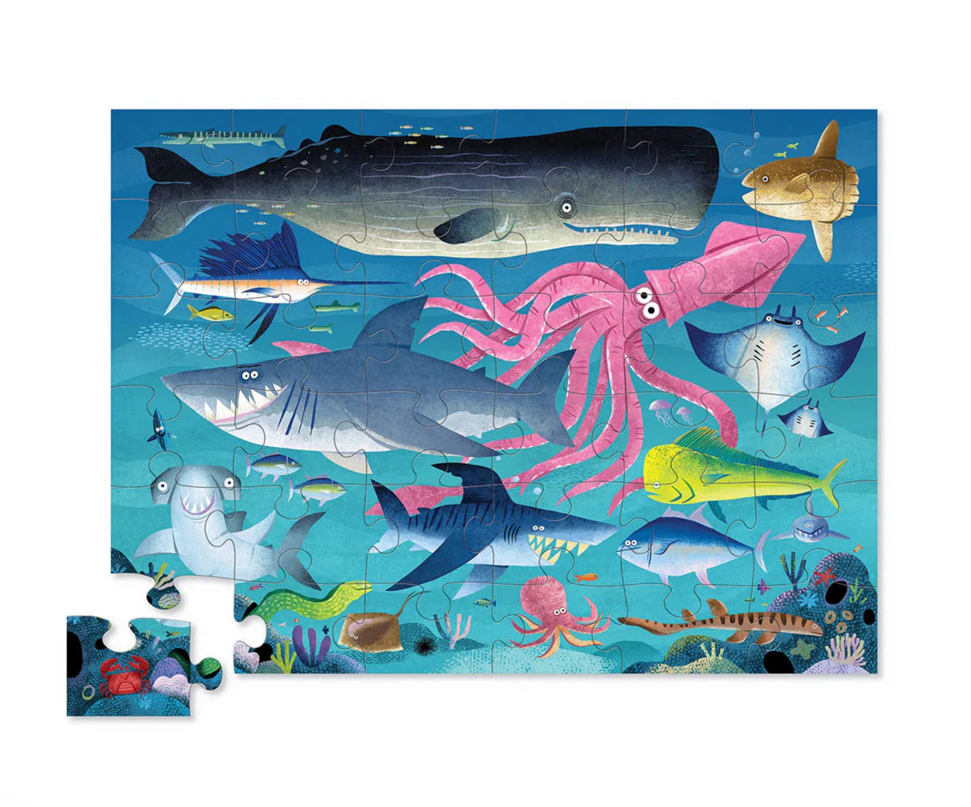 Shark Reef 36-piece Jigsaw Puzzle