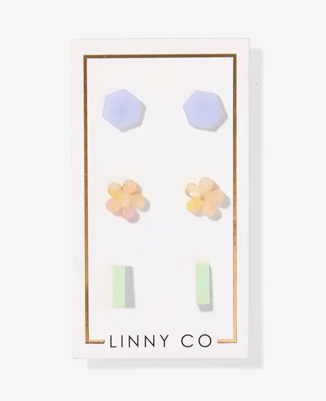 Triple Scoop Stud Trio