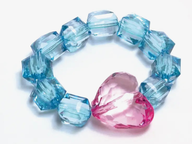 Rock Candy Bracelet with Heart