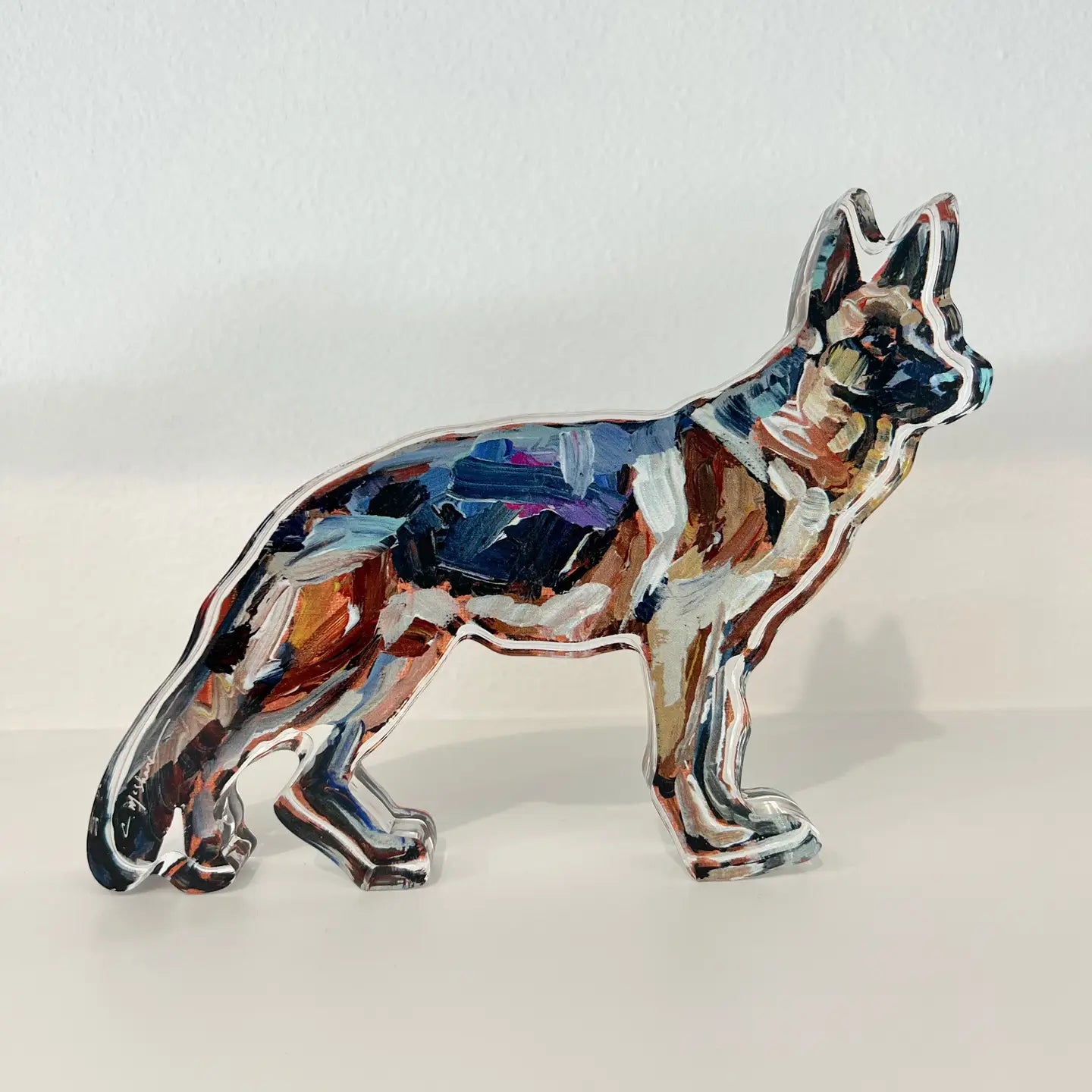 "German Shepherd" Acrylic Shelfie