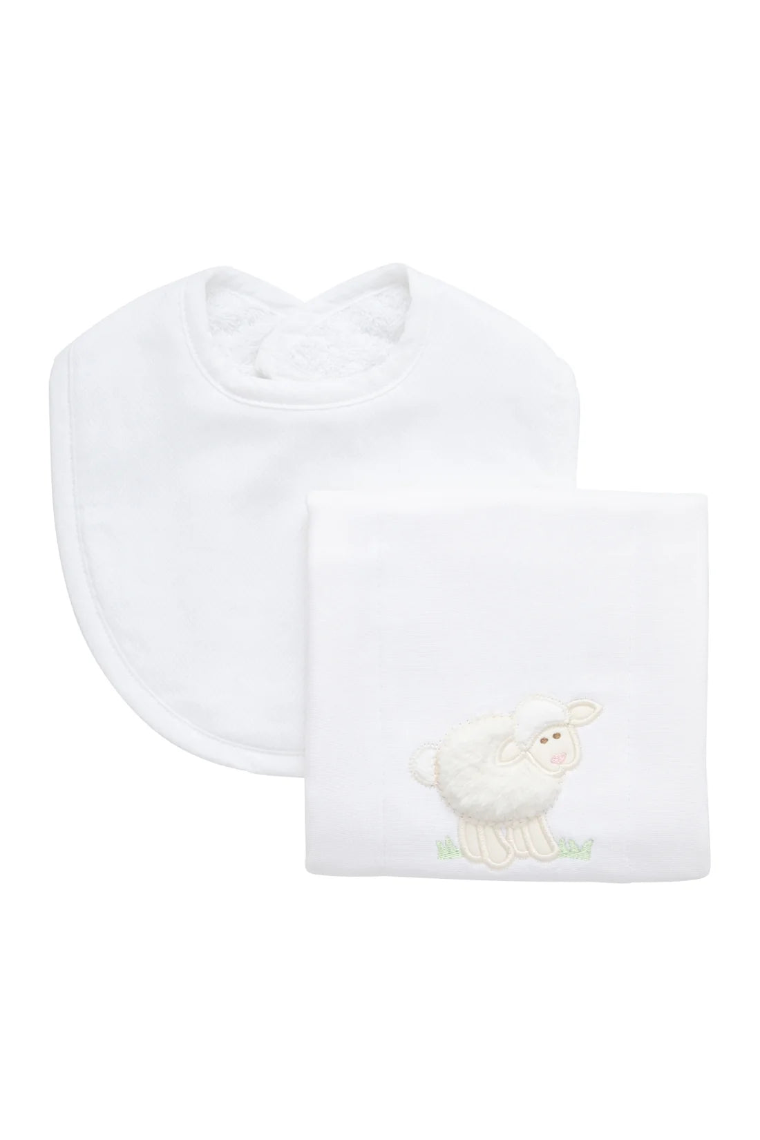 Lamb Basic Bib & Burp Boxed Set