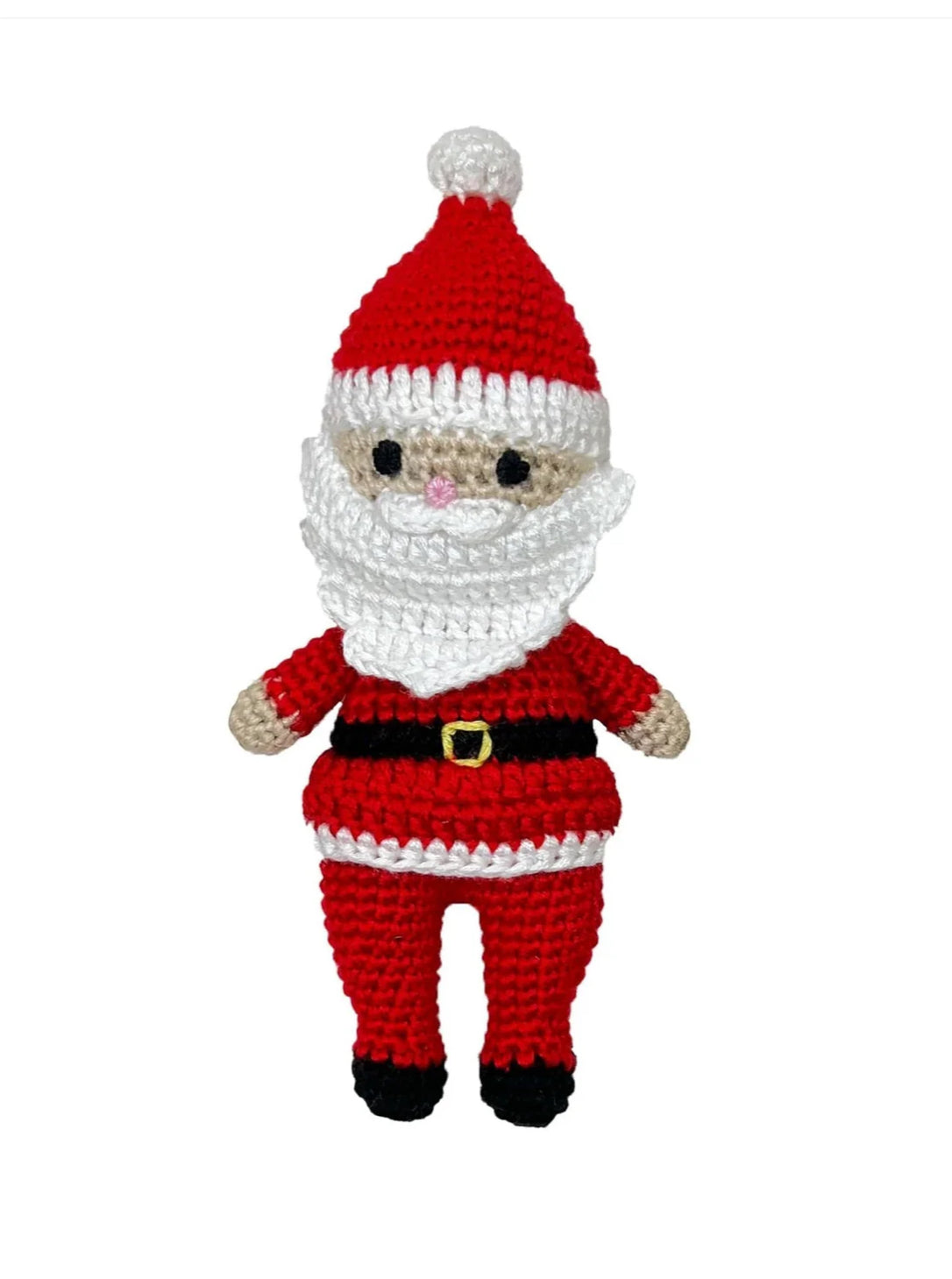 Santa Baby Crochet Stick Rattle