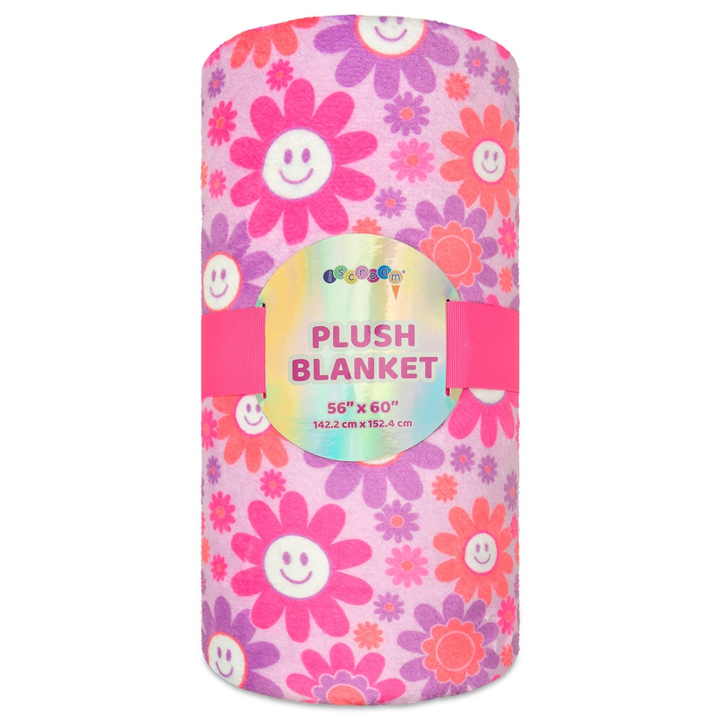 Groovy Holiday Plush Throw Blanket