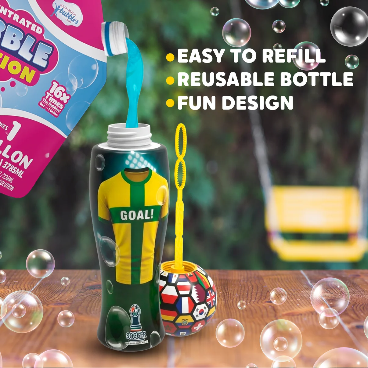 Unspillablez Soccer Bubbles