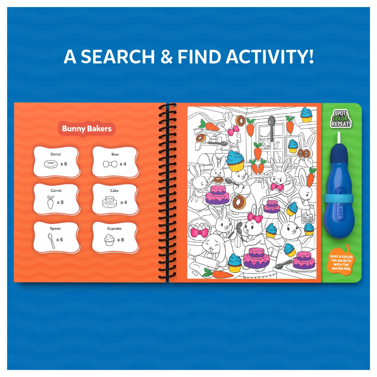Water Spotter: Animals At Play | Reusable Search & Find Book