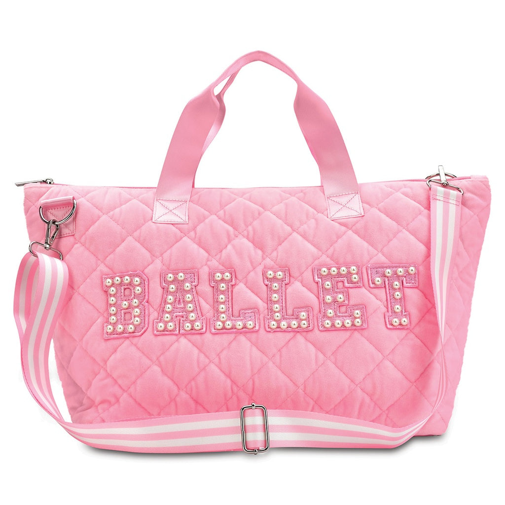 Ballet Pearl Quilted Overnight Bag