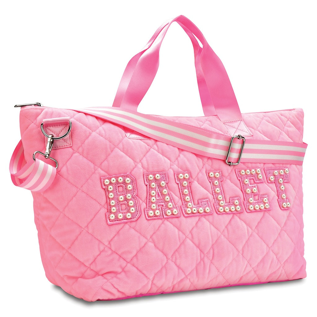 Ballet Pearl Quilted Overnight Bag