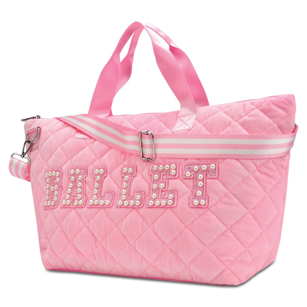 Ballet Pearl Quilted Overnight Bag