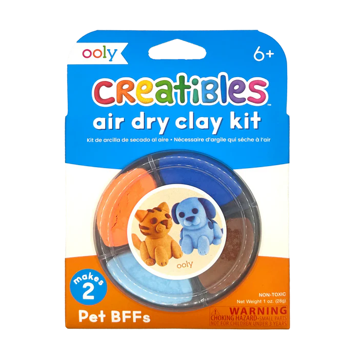 Creatibles Mini Air Dry Clay Kit - Pet Pals