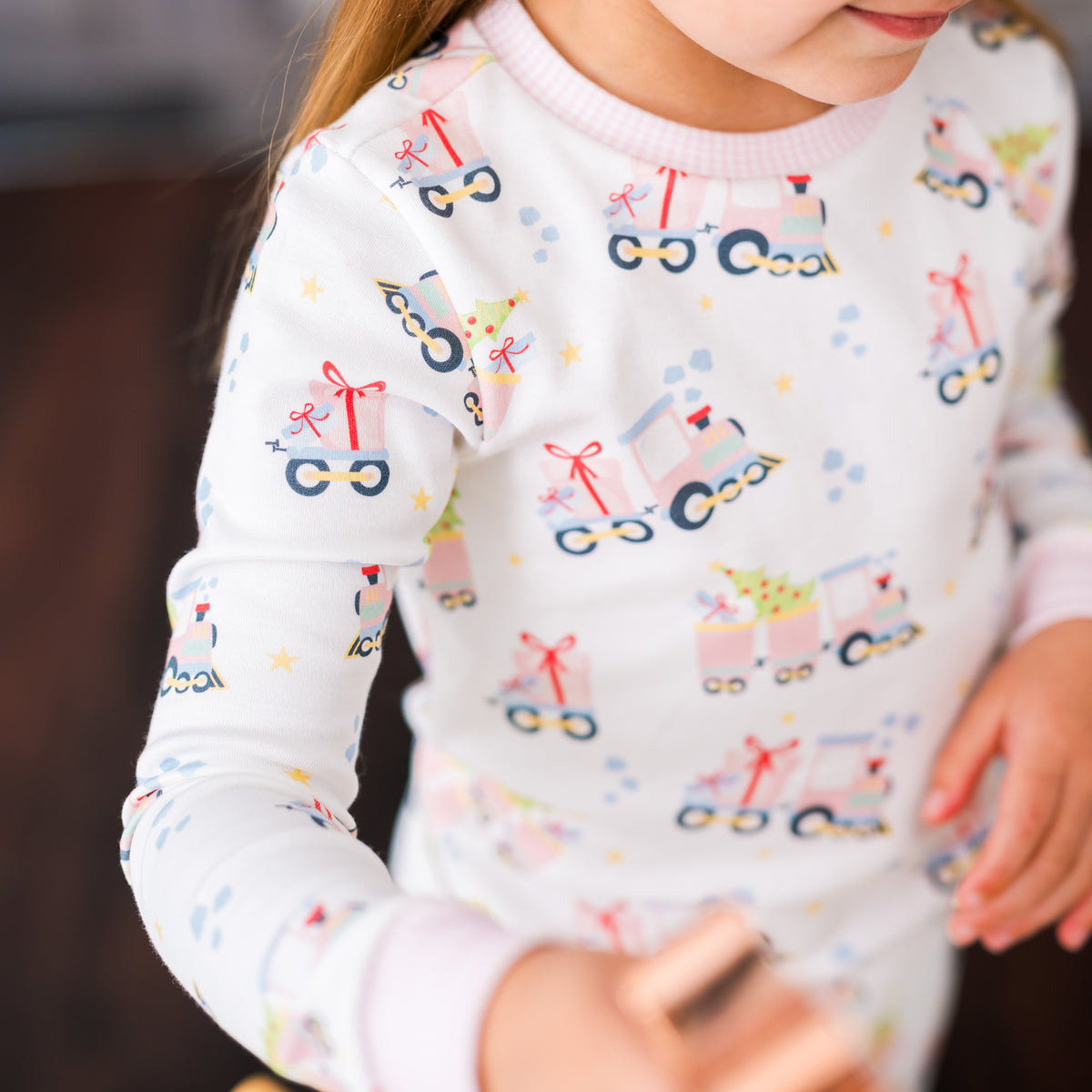 Sweet Pea PJ Set, All Aboard