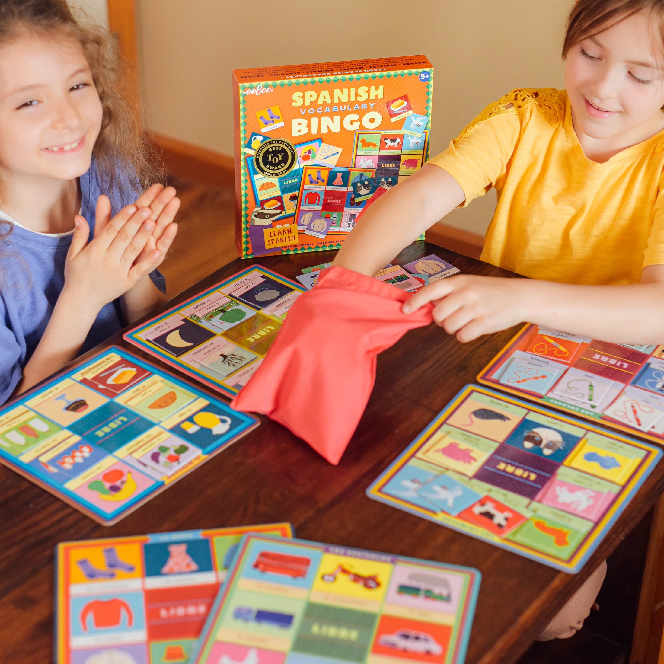 Spanish Bingo Vocabulary