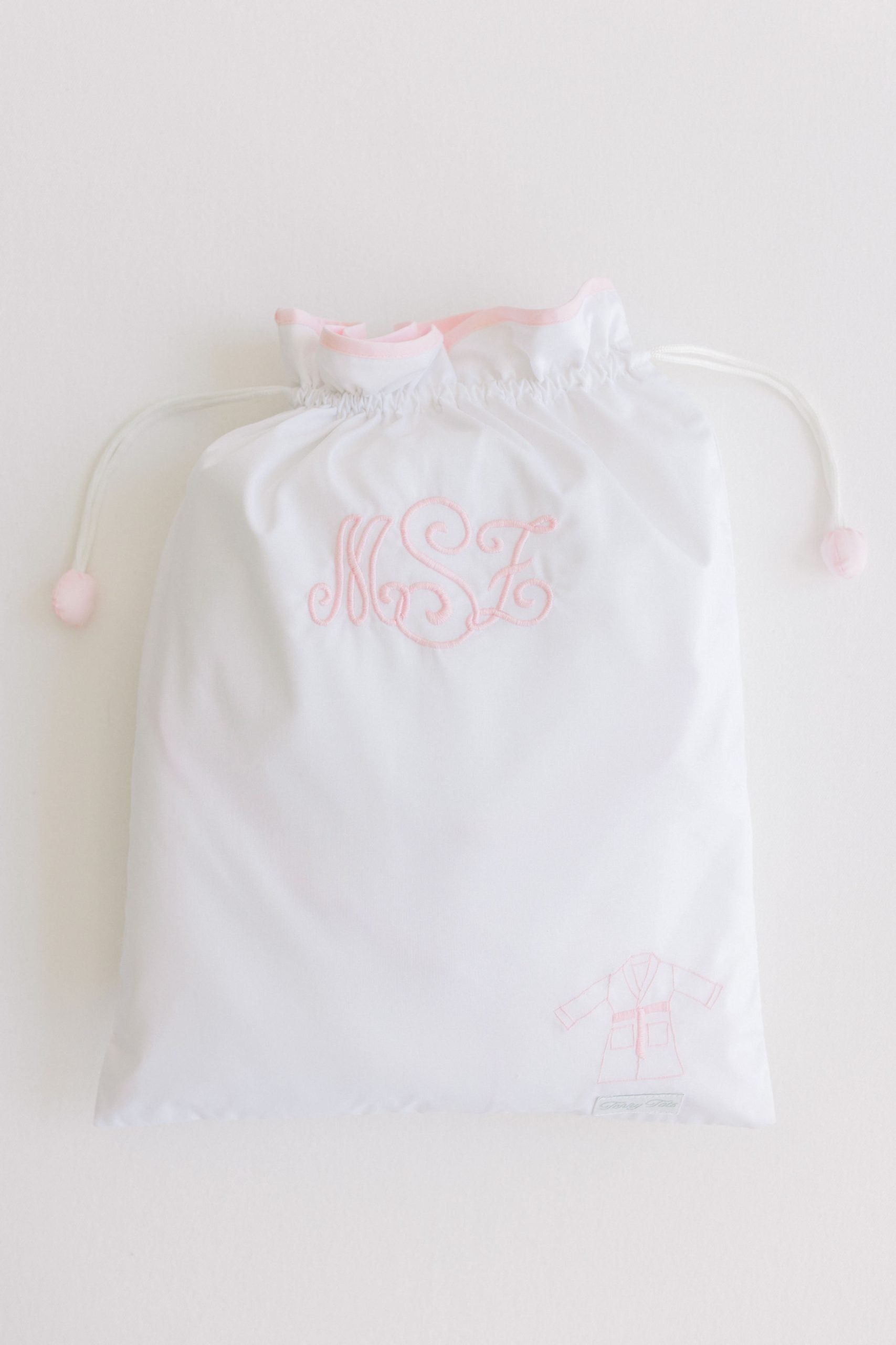 Pink Scallops Bathrobe