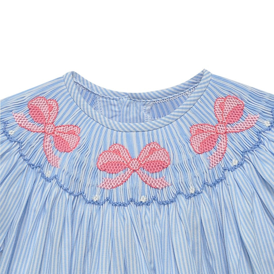 Blue Georgette Bloomer Set- Little Miss Bows