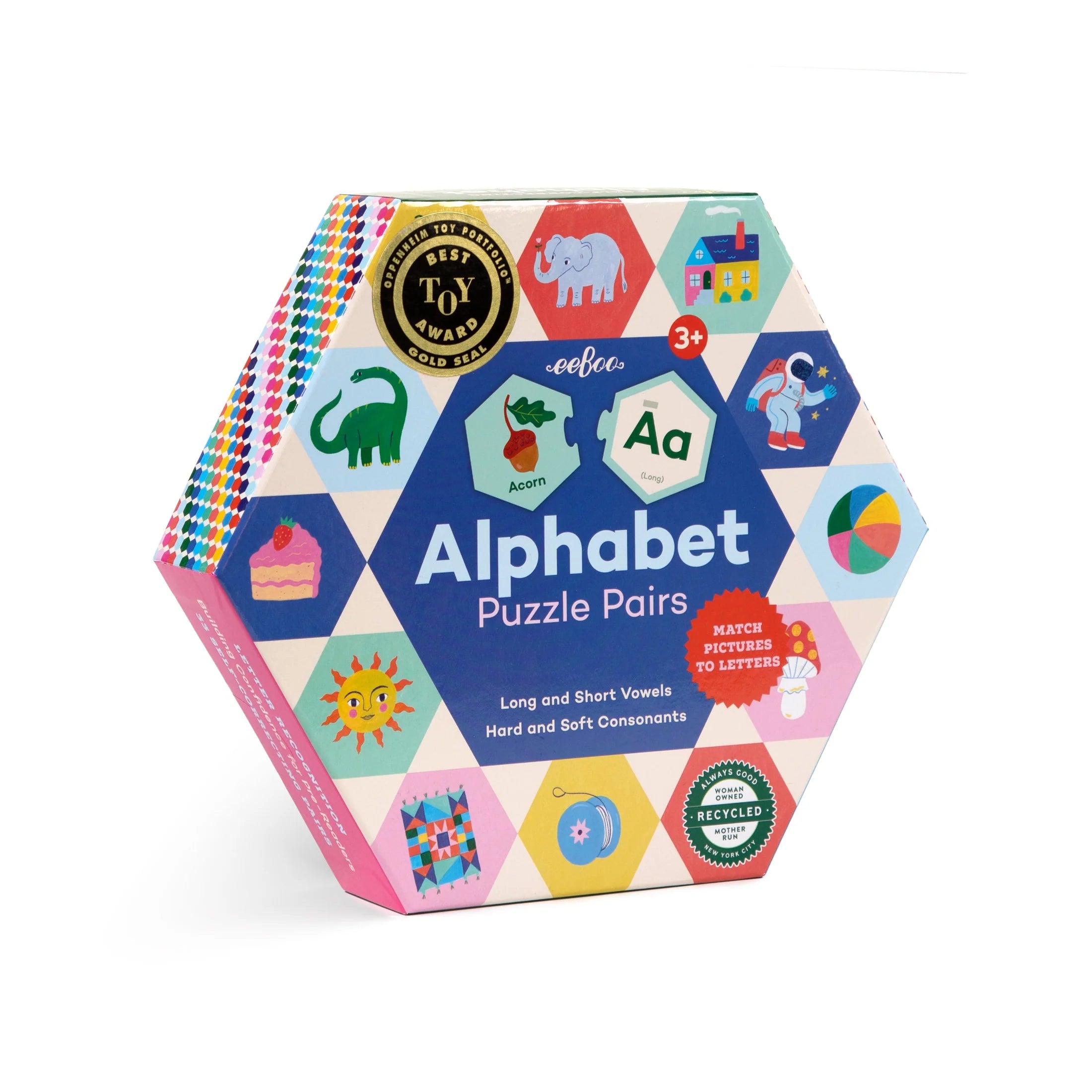 Alphabet Hexagon PuzzPairs