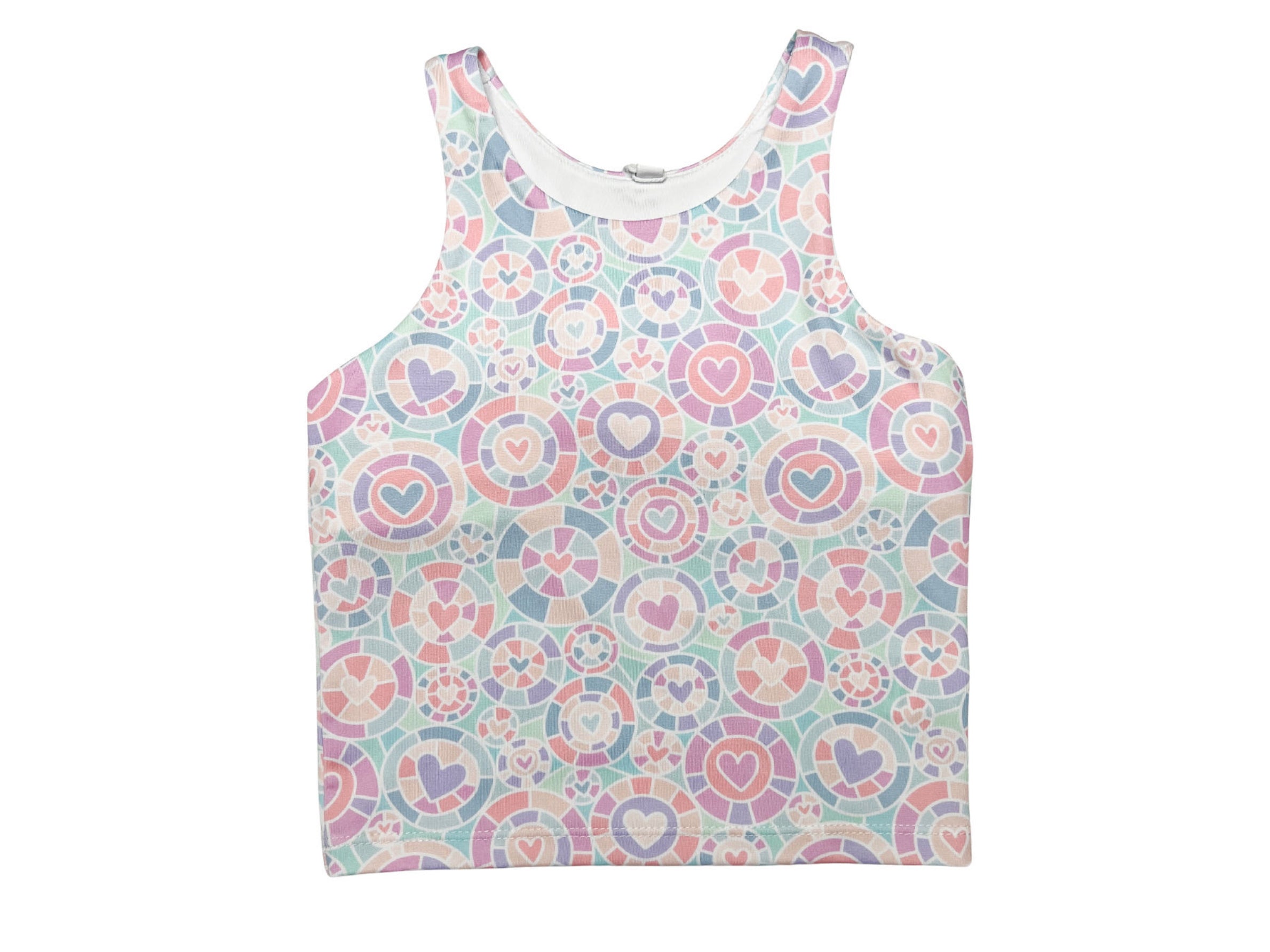 Kalidescope Heart Tank Top