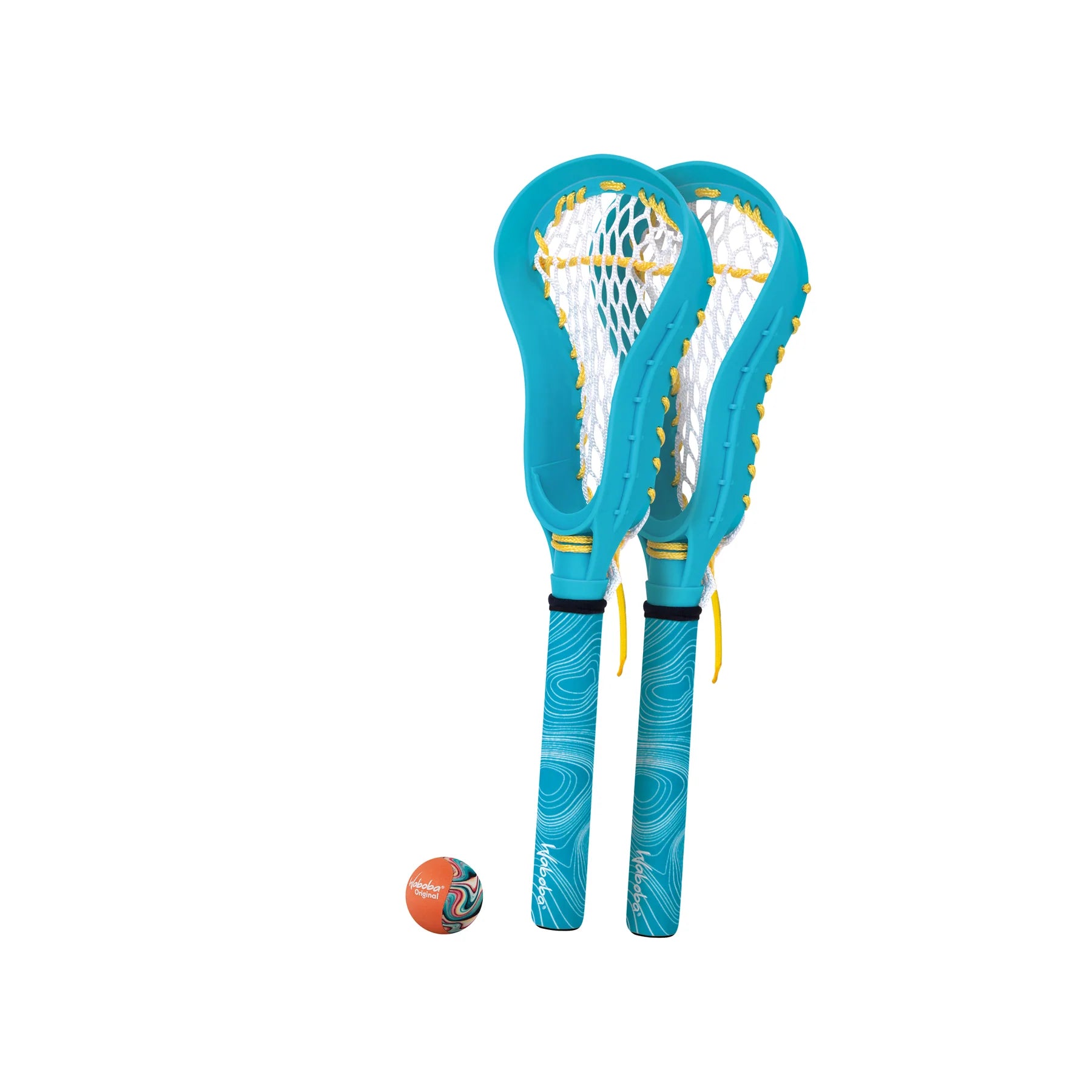 Take your lacrosse game from the field to the pool with the Waboba Mini Lacrosse Set—where catching waves meets catching passes! This travel-friendly set is perfectly sized for beach bags and backpacks, so the fun goes wherever summer takes you.
Each stick features a neoprene grip for no-slip handling, even when wet, and the included Waboba Original ball is made to bounce right on the water—no sidelines, no timeouts, just splash-filled action.