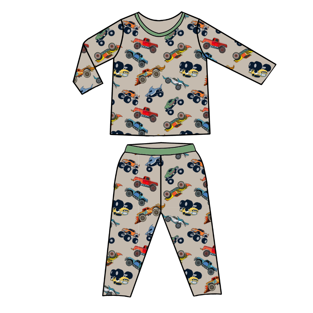 Monster Trucks Pajama