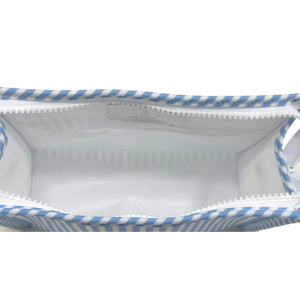 Made with our Signature* Environmentally Friendly PVC-free, non-chlorinate coating that is soft to the touch, waterproof, and biodegradable. This fabric has been specifically developed by TRVL as an environmentally friendly alternative for our TRVL Families!