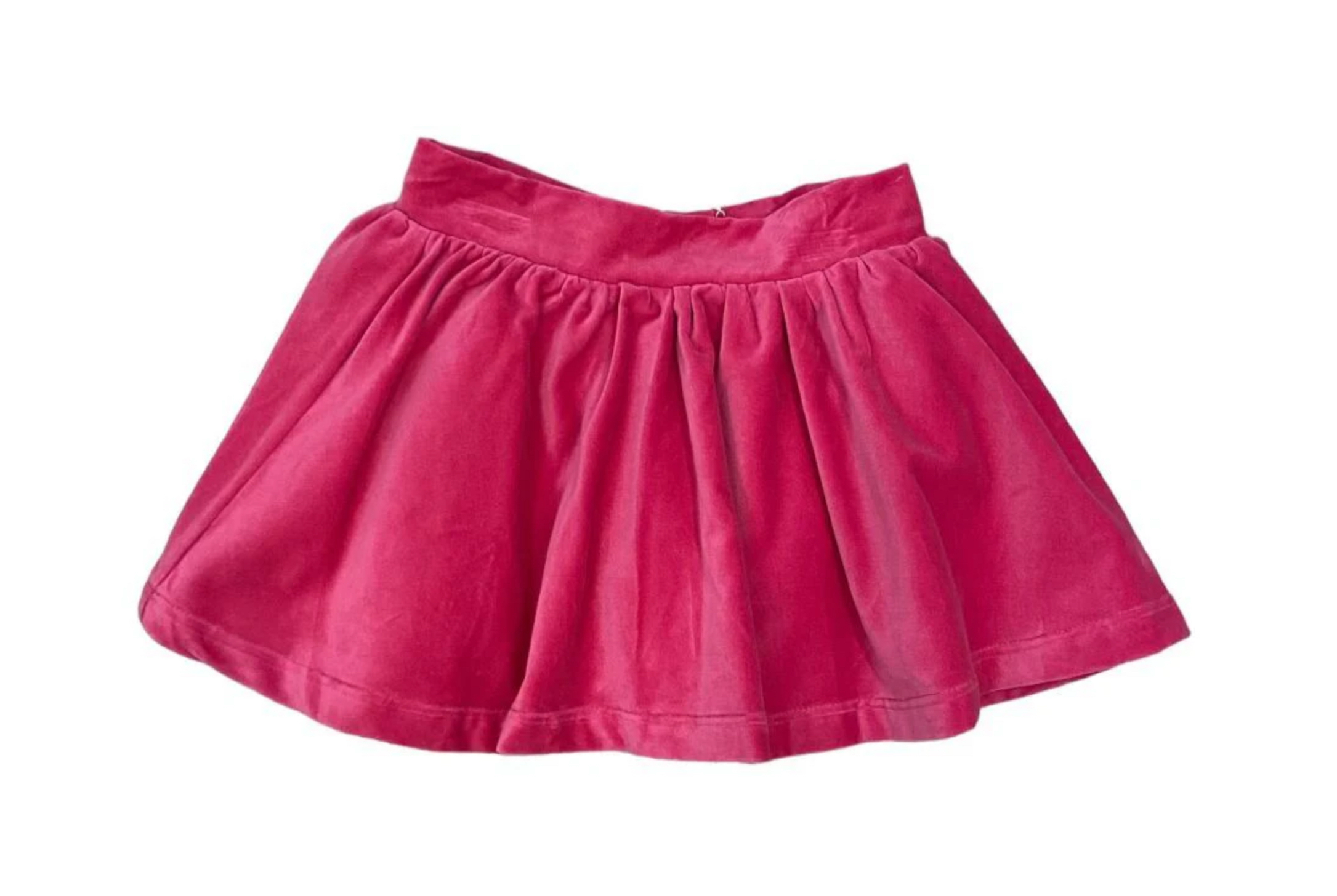 Pretty, polished, and playful! The Sofie Pink Velvet Skirt is a seasonal staple she’ll twirl in all winter long. Made from the softest blush-pink velvet, this skirt adds just the right amount of festive charm while still being versatile enough for everyday wear.