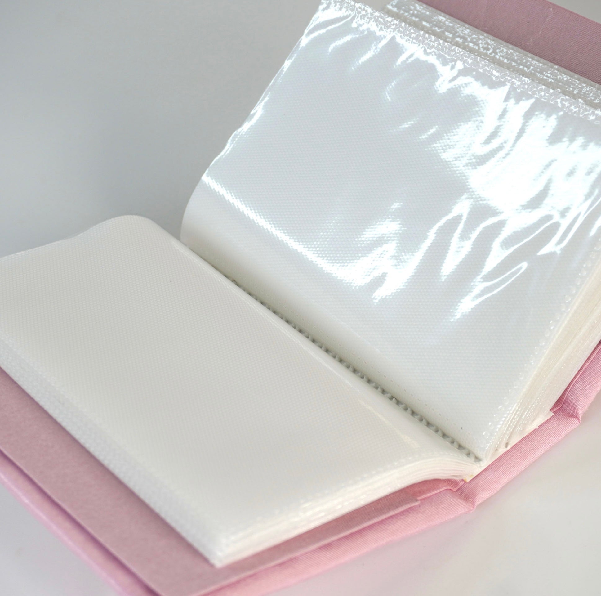 Small Hardbound Photo Album In Swiss Batiste Dress On Shantung