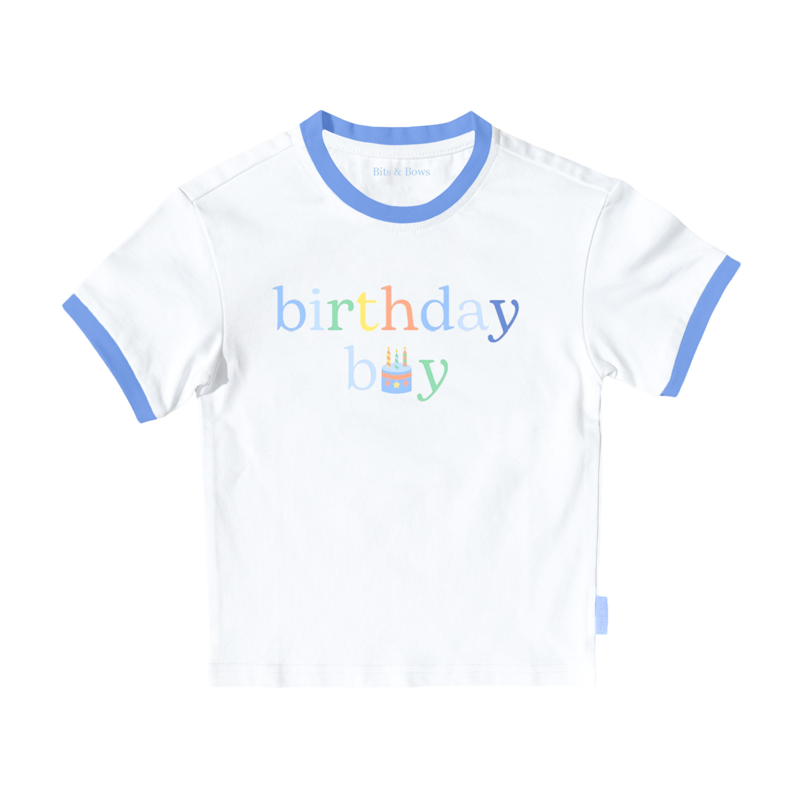 Celebrate his special day! This classically cute white boys&