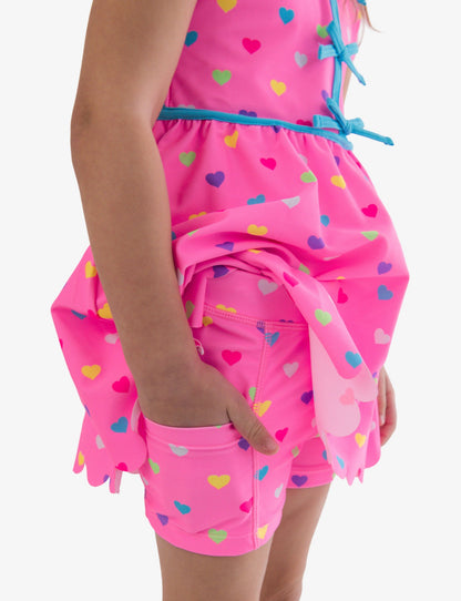 Active Dress &amp; Biker Bow Short Set