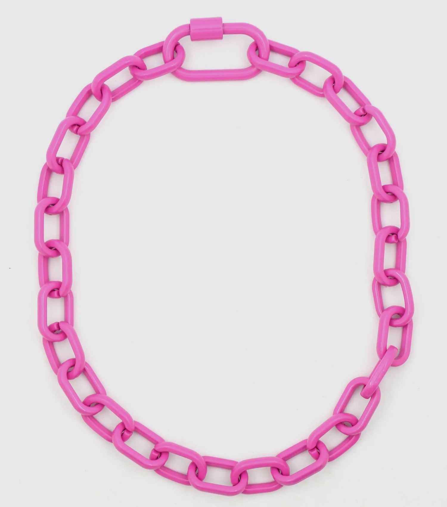Luxe Link Enamel Chain Necklace, Assorted Colors